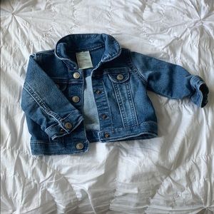 Infant blue jean jacket